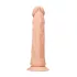RealRock Dong 7 - élethű dildó (17 cm, testszínű)
