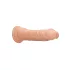 RealRock Dong 7 - élethű dildó (17 cm, testszínű)