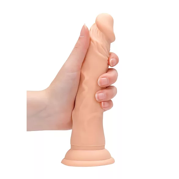 RealRock Dong 7 - élethű dildó (17 cm, testszínű)