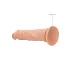 RealRock Dong 10 - élethű dildó (25cm) - natúr