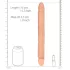 RealRock Double Dong 14 - dupla dildó (36cm) - natúr