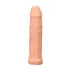 RealRock Penis Sleeve 6 - péniszköpeny (17cm) - natúr