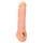 RealRock Penis Sleeve 8 - péniszköpeny (21 cm, testszínű)