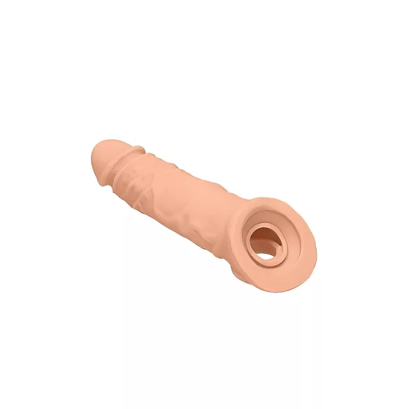RealRock Penis Sleeve 8 - péniszköpeny (21 cm, testszínű)