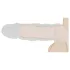 RealRock Penis Sleeve 8 - péniszköpeny (21 cm, testszínű)