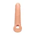 RealRock Penis Sleeve 9 - péniszköpeny (21,5 cm, testszínű)