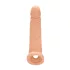 RealRock Penis Sleeve 9 - péniszköpeny (21,5 cm, testszínű)