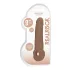 RealRock Penis Sleeve 9 - péniszköpeny (21,5 cm) - sötét natúr