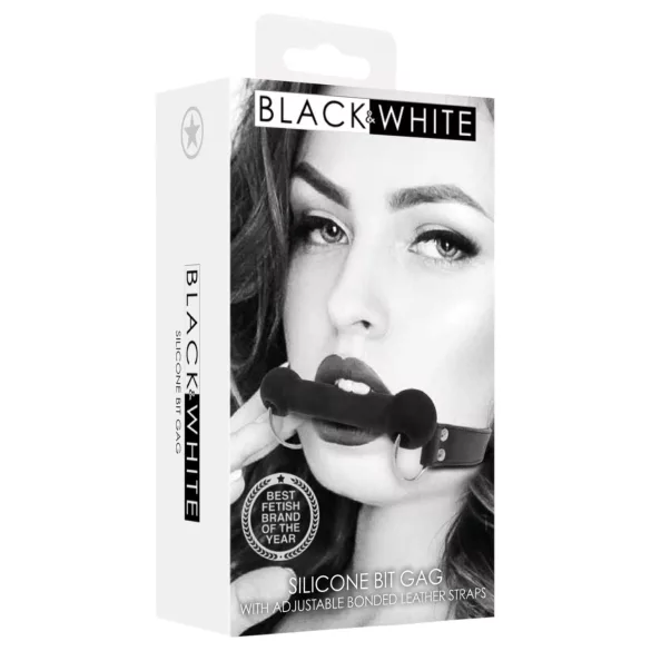 Ouch! - csont alakú szájpecek (fekete)