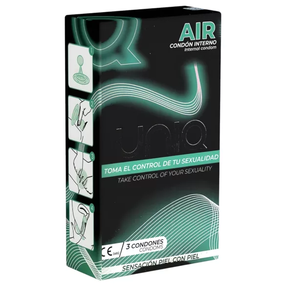 Uniq Air - vékony női óvszer (3 db)