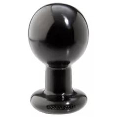 Doc Johnson The Classic - kerek anál plug (fekete) - L