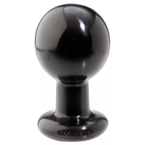 Doc Johnson The Classic - kerek anál plug (fekete) - L