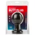 Doc Johnson The Classic - kerek anál plug (fekete) - L