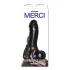 Doc Johnson The Perfect Cock - élethű dildó (fekete) - 19 cm