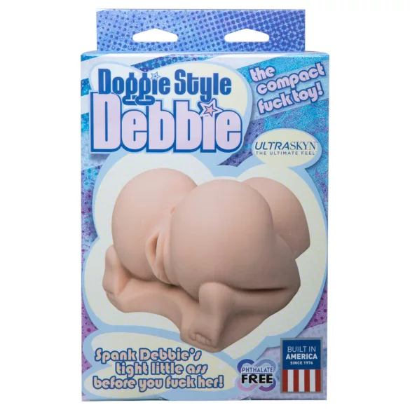 Doc Johnson Doggie Style Debbie - élethű maszturbátor (testszínű)