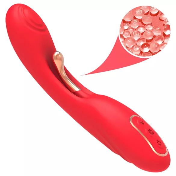 Bestoy - nyelves G-pont vibrátor (piros)