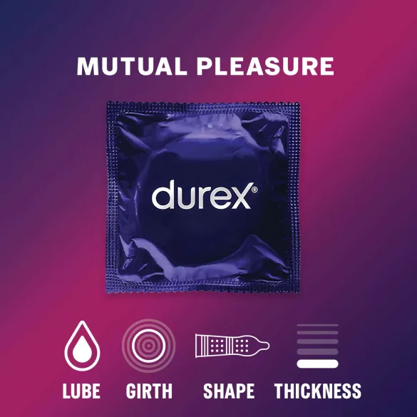 Durex Mutual Pleasure - késleltető óvszer (3db)