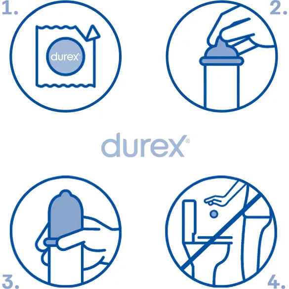 Durex Mutual Pleasure - késleltető óvszer (3db)