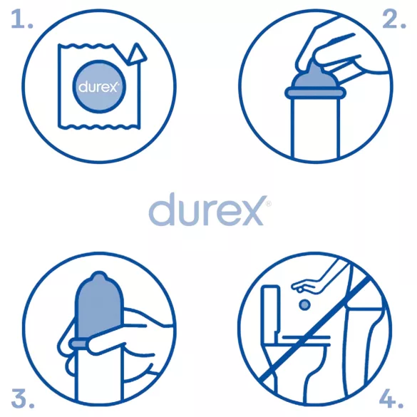 Durex Mutual Pleasure - késleltető óvszer (3 db)
