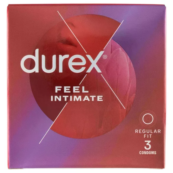 Durex Feel Intimate - vékonyfalú óvszer (3 db)