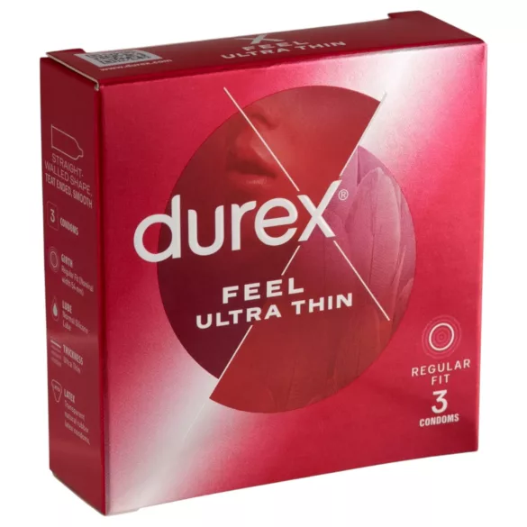 Durex Feel Ultra Thin - ultra élethű óvszer (3 db)