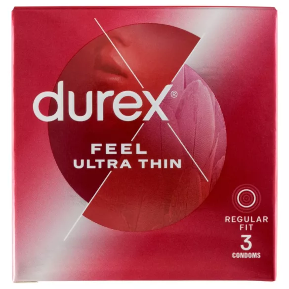 Durex Feel Ultra Thin - ultra élethű óvszer (3 db)