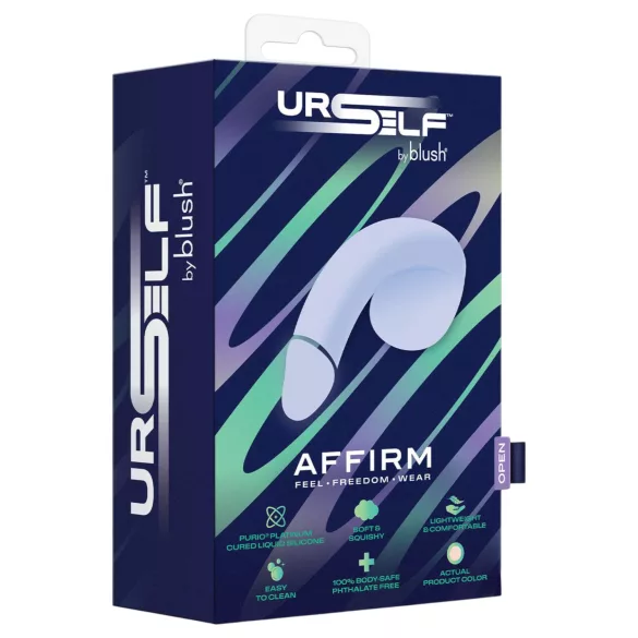 Blush UrSelf Affirm - élethű műpénisz (testszínű) - 13 cm