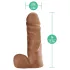 Blush UrSelf Affirm - életthű műpénisz (barna) - 13 cm