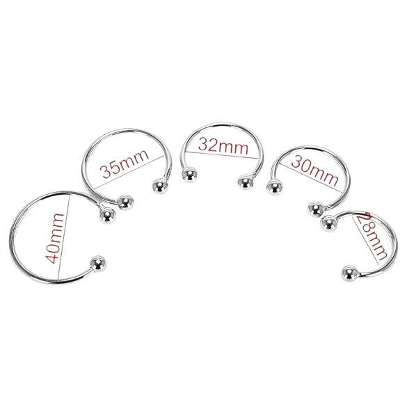 Rozsdamentes fém makkgyűrű - ejakuláció késleltetéshez (28mm)