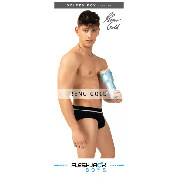 Fleshjack Reno Gold - élethű popsi maszturbátor (natúr)
