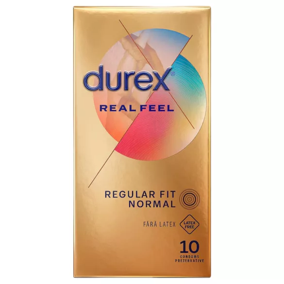 Durex Real Feel - latexmentes óvszer (10 db)