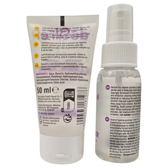 Desirel tisztító és síkosító (2 × 50 ml)