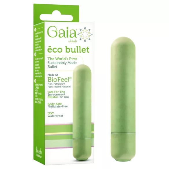 Gaia Eco M - környezetbarát rúdvibrátor (zöld) - közepes