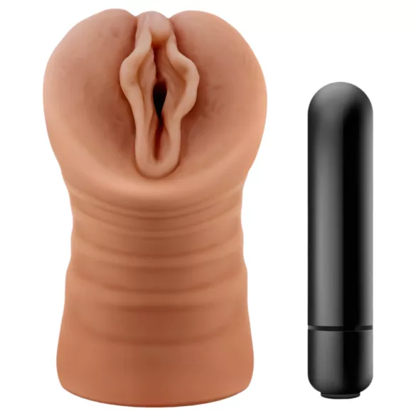 M For Men Sofia - vibráló műpunci (testszínű)