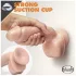 blush Dr. Skin Glide élethű dildó - 21,5 cm, herékkel