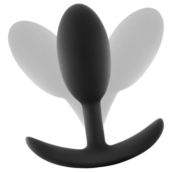 Anal Adventures Platinum M - anál plug (fekete, közepes)