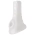 Perfect Fit Breeder - nyitott péniszköpeny (10 cm) - fehér