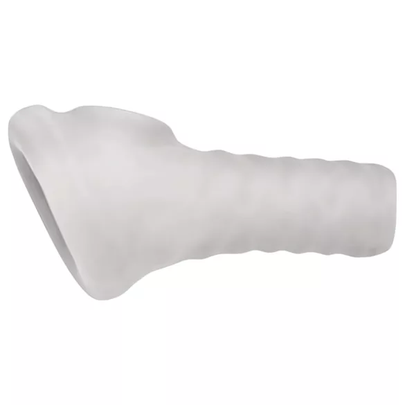 Perfect Fit Breeder - nyitott péniszköpeny (10 cm) - fehér