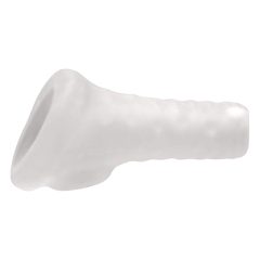   Perfect Fit Breeder - nyitott péniszköpeny (10 cm) - tejfehér