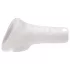 Perfect Fit Breeder - nyitott péniszköpeny (10 cm) - fehér