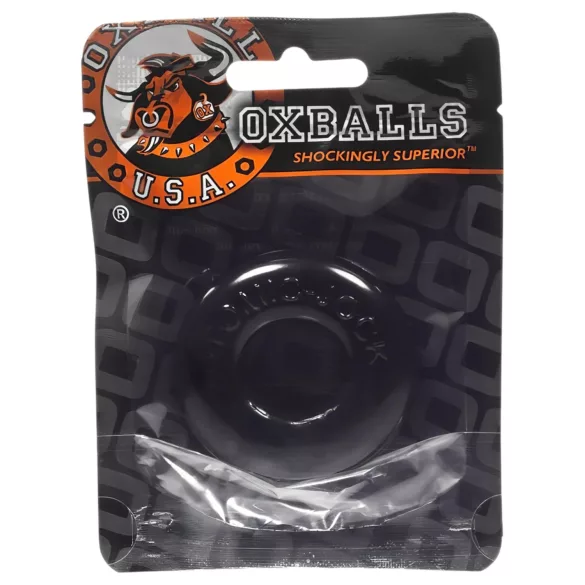 OXBALLS Donuts - extra erős péniszgyűrű (fekete)