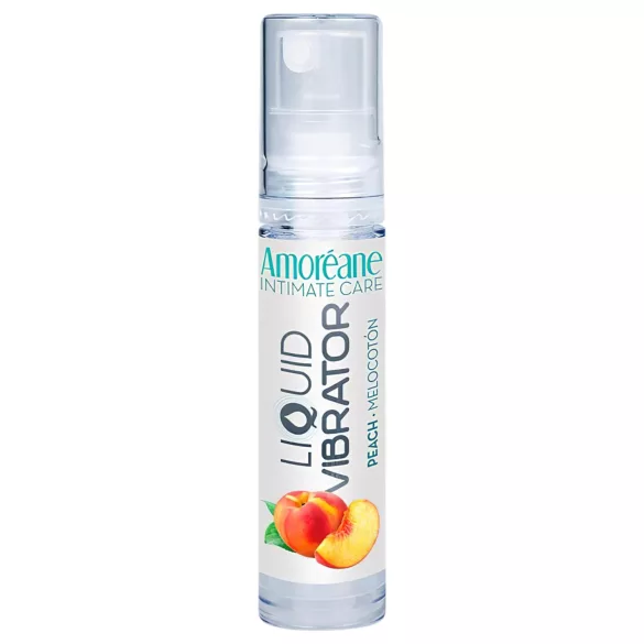 Amoréane - folyékony vibrátor izgató síkosító őszibarack (10ml)