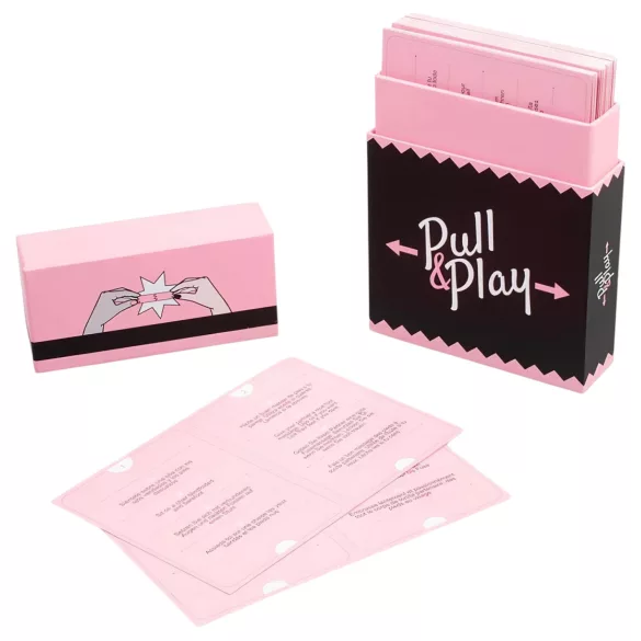 Secret Play Pull & Play - erotikus kártyajáték pároknak (50 kártya) - 7 nyelven