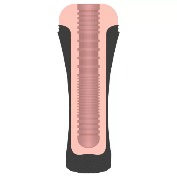 JamyJob - élethű műpunci tokban (fekete-natúr)