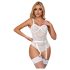 Subblime 954291 - láncos, áttetsző body szett - fehér (L-XL)