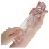 Addicted Toys - péniszköpeny heregyűrűvel - 27 cm (áttetsző)