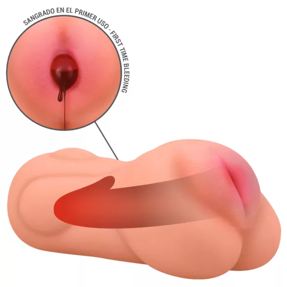 Intense First Time Sophie - élethű szűz műpunci maszturbátor (natúr)