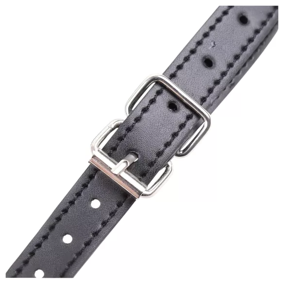 Latetobed - száj formájú szilikon szájpecek (fekete)