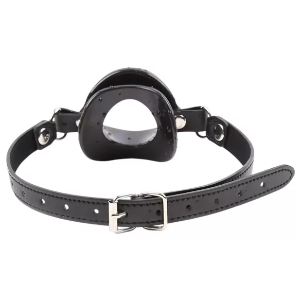 Latetobed - száj formájú szilikon szájpecek (fekete)