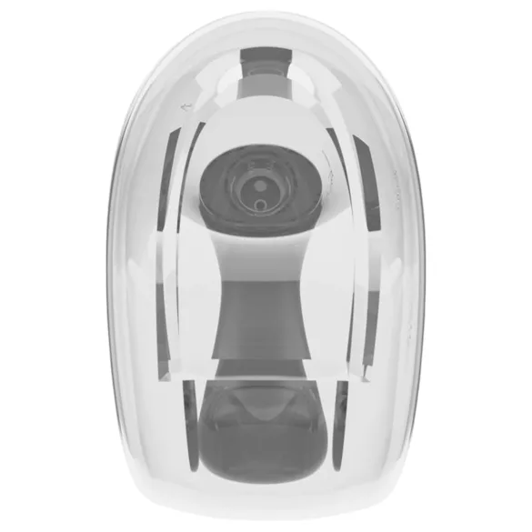 Afterdark - automata, vibrációs anál tisztító (átlátszó)